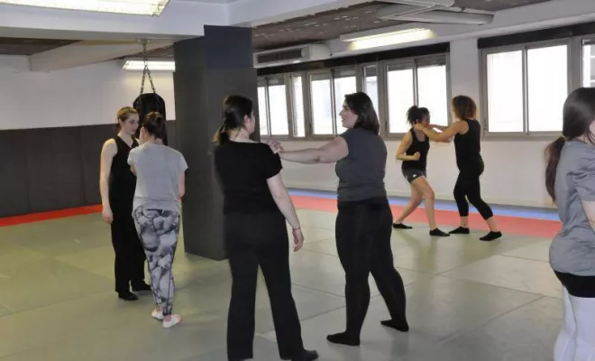 Stage Self Défense Femme Lyon Avril 2016, Lyon, PWTSRA