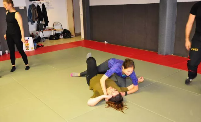 Stage Self Défense Femme Mai 2016, Lyon, PWTSRA