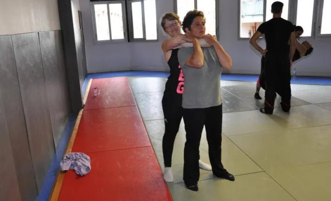 Stage Self Défense Femme Mai 2016, Lyon, PWTSRA