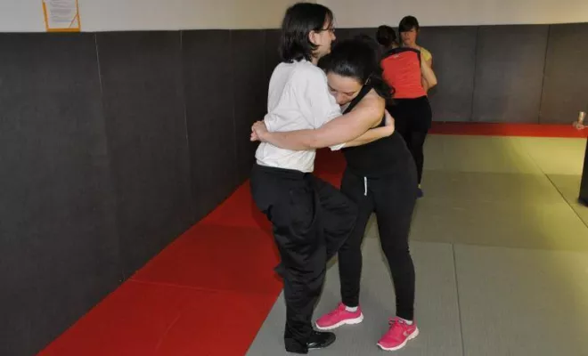 Stage Self Défense Femme Mai 2016, Lyon, PWTSRA